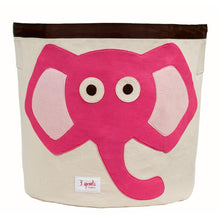 Load image into Gallery viewer, 3 Sprouts Storage Bin - Elephant Pink