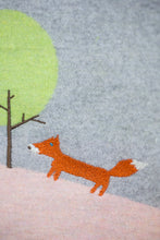 Load image into Gallery viewer, David Fussenegger Grey Fox Juwel Bassinet Blanket