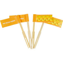 Load image into Gallery viewer, Allergy Riders Food Flags - No Eggs Here