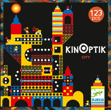 Load image into Gallery viewer, Djeco 'Kinoptik' Crazy City Construction Set