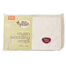 Load image into Gallery viewer, EcoSprout Muslin Swaddling Wraps 2 Pk
