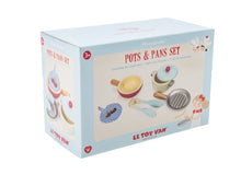 Load image into Gallery viewer, Le Toy Van Honeybake Pots and Pans Set