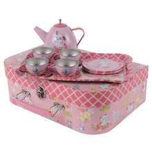 Load image into Gallery viewer, Tiger Tribe Vintage Tin Tea Set - Kittens &amp; Puppies