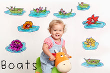 Load image into Gallery viewer, Beetle Bottoms Boats Wall Decal